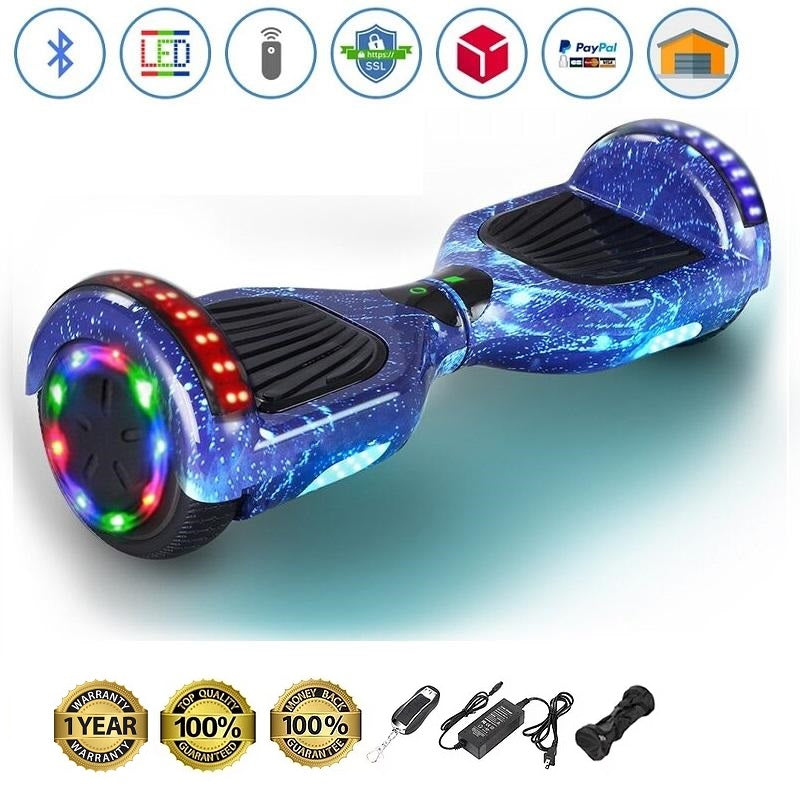 Blue Sky 6.5 Inch Hoverboard With Led Wheel